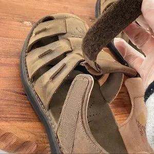Abeo | Shoes | Abeo Mens Brandon Neutral Dark Brown Sandals  display picture 2